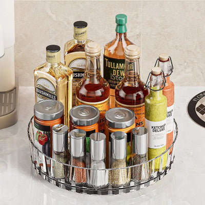 etagere a epices lazy susan anti derapante moderne transparent