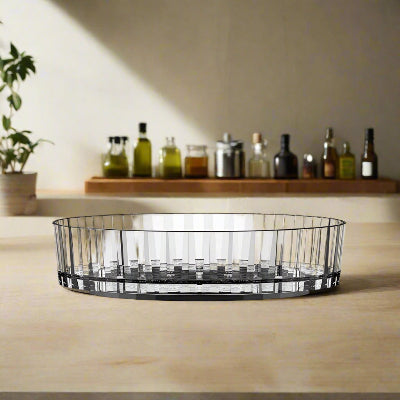 etagere a epices tournante 360 degres grande capacite gris multiusage