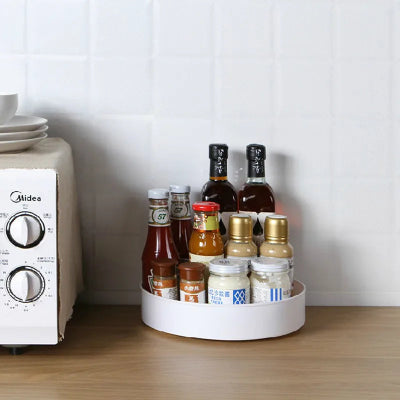 etagere epices tournante robuste rangement bouteilles pots plan travail