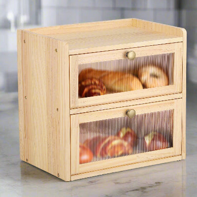 HUCHE À PAIN | Painothèque™ - Bois Naturel-Mon Espace Rangement