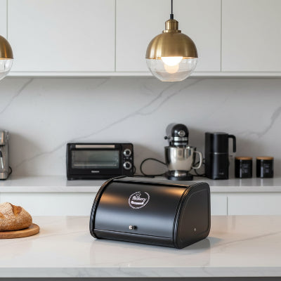 huche a pain style industriel couleur noir CrouteSafe