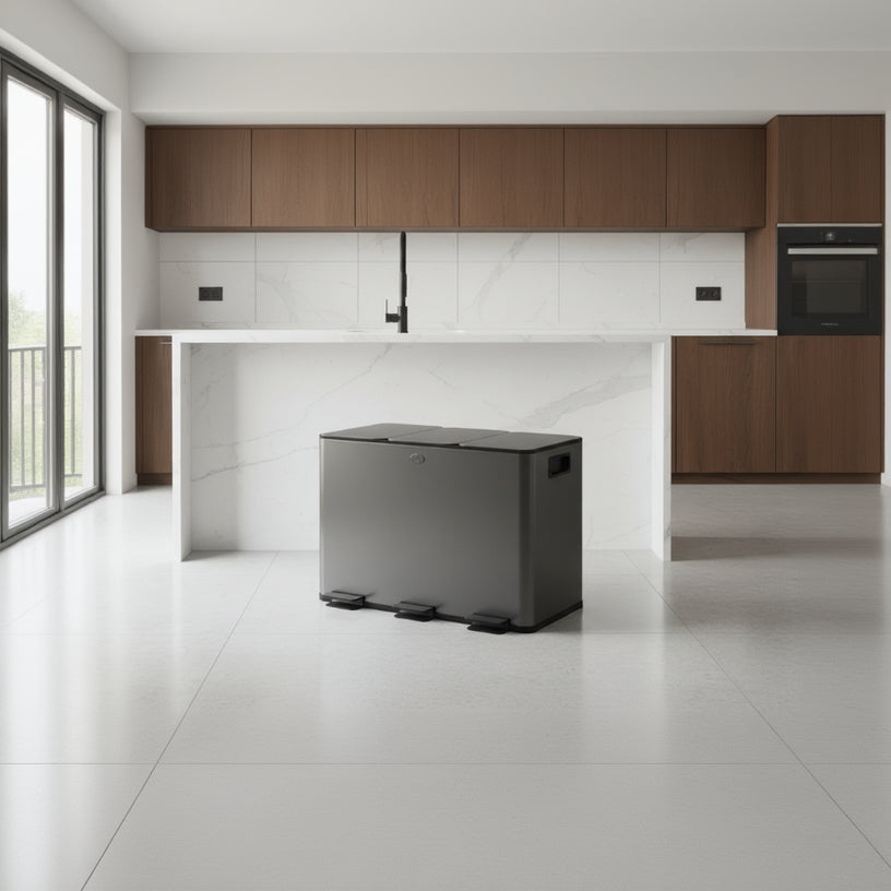 poubelle de tri cuisine organisation dechets recyclage selectif TripleSort
