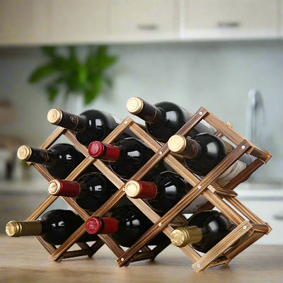 RANGE BOUTEILLE EN BOIS | Boisera™ - Intense-Mon Espace Rangement