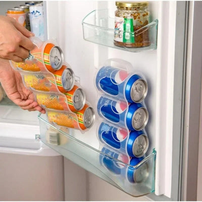 Range bouteille plastique vertical pour porte frigo pour soda biĂšre