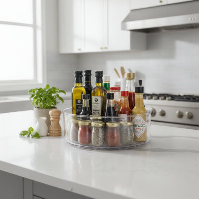 range bouteilles large taille avec bord sureleve 360 ClariTourn