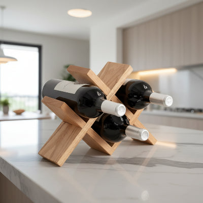Rangement bouteille de vins pour amateurs collectionneurs 4 bouteilles