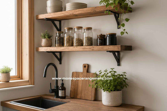 Quel bois pour une étagère murale de cuisine ?