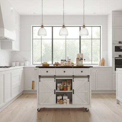 Desserte a roulette 2 freins stabilite parquet protege EasyMove Kitchen