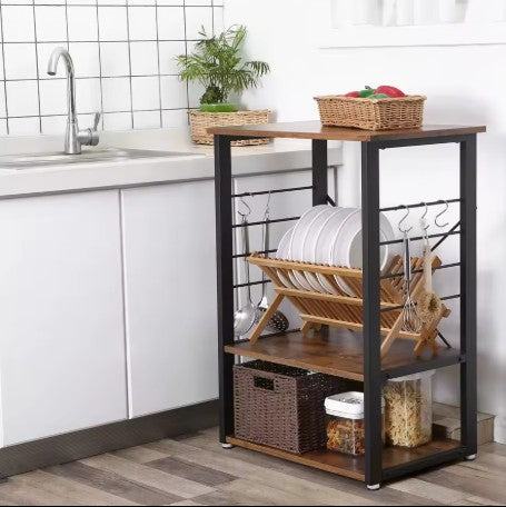 Desserte cuisine anti-basculement sécurité enfants animaux LineaWood