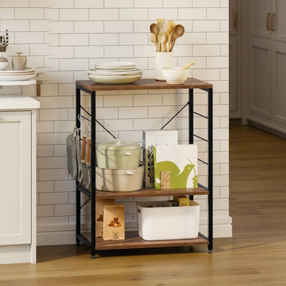 Desserte cuisine barre X stabilité structure renforcée LineaWood