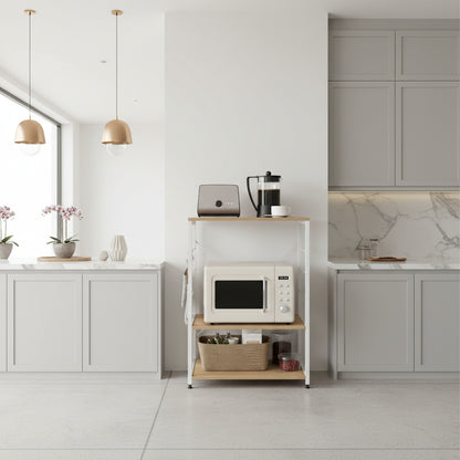 Desserte cuisine micro ondes plan de travail libéré LineaWood