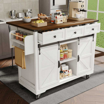 Desserte de cuisine comptoir 140cm preparation repas EasyMove Kitchen