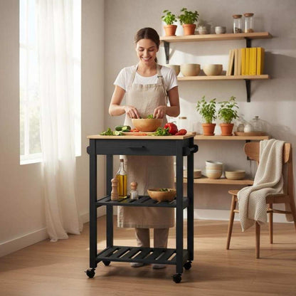 PETITE DESSERTE CUISINE | Mobile Pin Massif