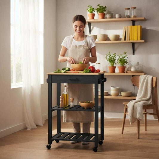 PETITE DESSERTE CUISINE | Mobile Pin Massif