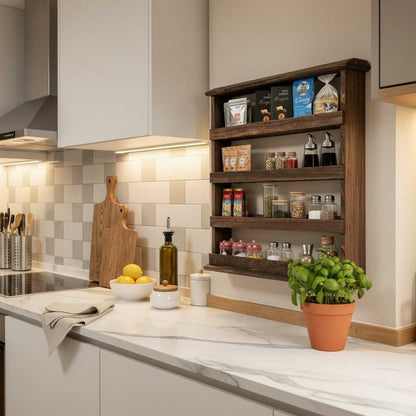 Meuble à épices s'intègre tous styles cuisine moderne rustique