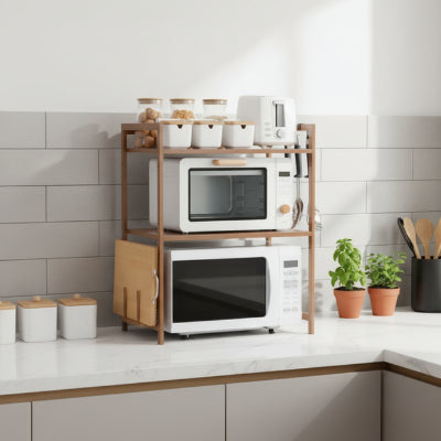 micro onde etagere structure haute de gamme version double