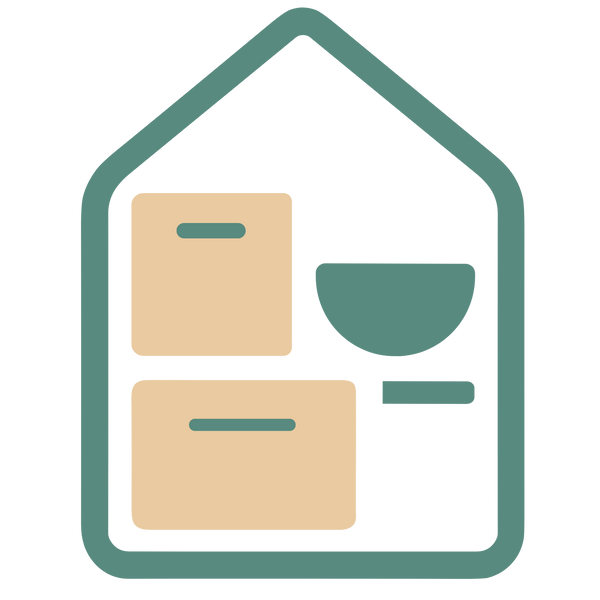 Mon Espace rangement logo avec marque écrite