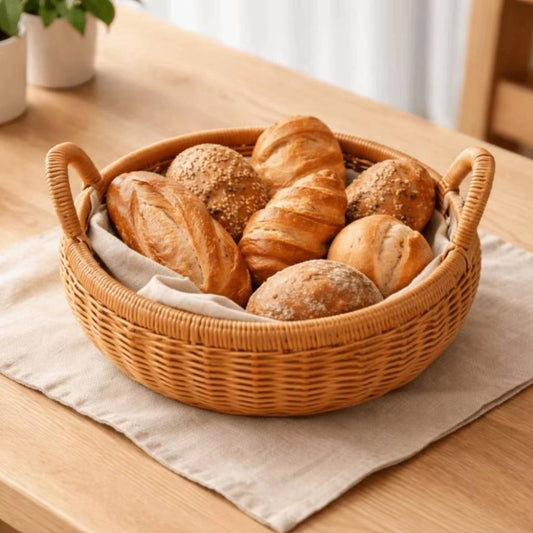 Paniere a pain plan travail ordonne cuisine accueillante Imitation Rotin
