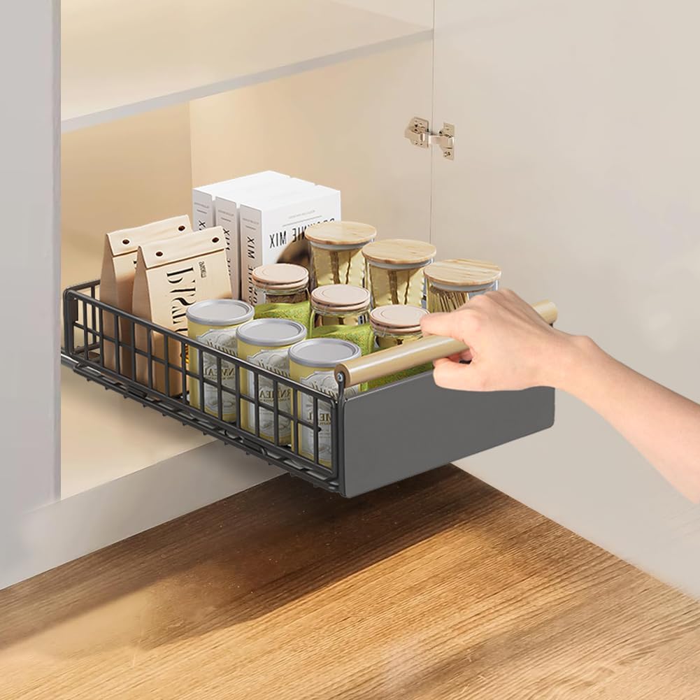 Placard tiroir coulissant glissement fluide casseroles RangeMax
