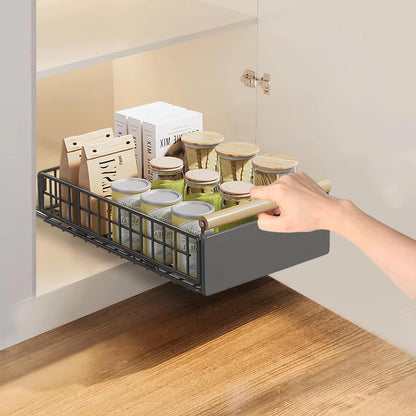 Placard tiroir coulissant glissement fluide casseroles RangeMax