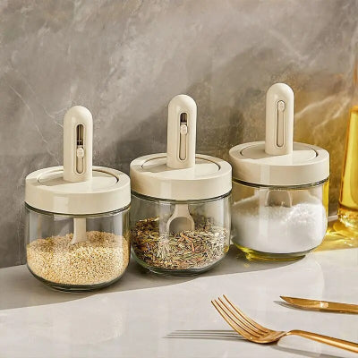pot à epices verre design elegant decore votre plan de travail