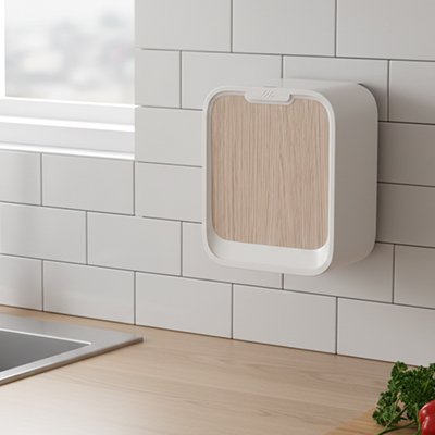 Poubelle sous évier ouverture automatique installation murale TouchFree