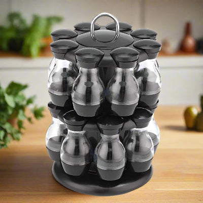 Rangement à épices design moderne Atelier des Épices 16 pots