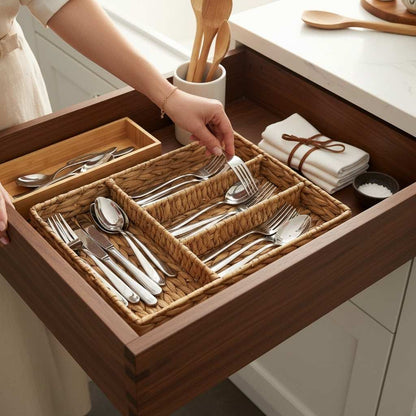 Rangement des couverts femme range couverts manière simple fluide JacintheNaturel
