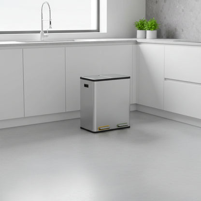 Poubelle pour tri selectif | ColorSort™ Duo60L