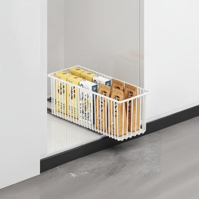 Tiroir coulissant cuisine metal blanc compact 41x15cm lot 1 OrganizGlisse