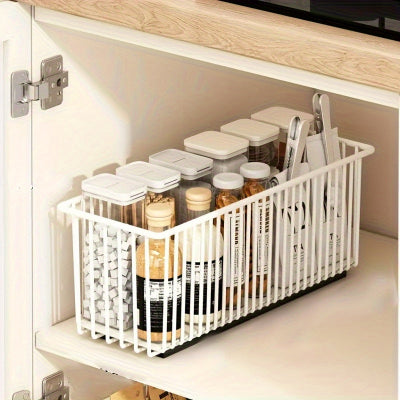 Tiroir coulissant cuisine metal blanc structure robuste durable OrganizGlisse