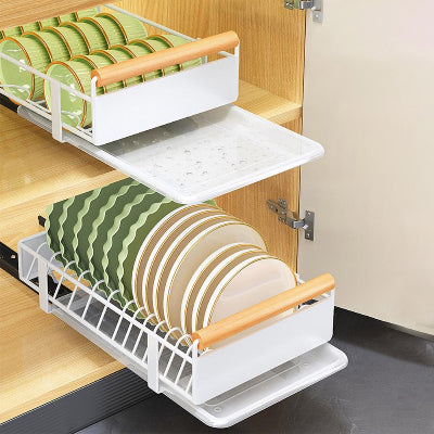 Tiroir coulissant organisation assiettes gain espace Modula Plate