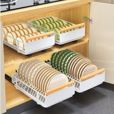Tiroir coulissant rangement vaisselle placard Modula Plate