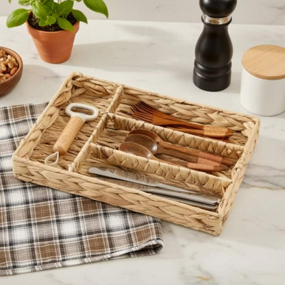Rangement des couverts couvert accessible en une seconde Jacinthe Naturel