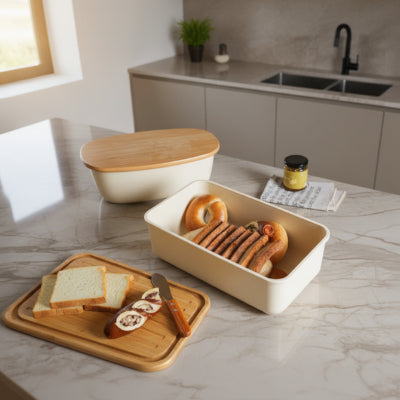 boite a pain rangement pour pain viennoiseries bagel CroustiBox