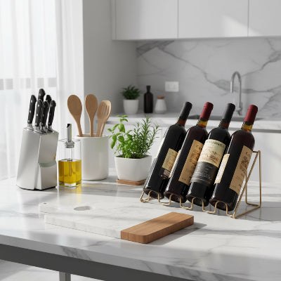 Casier a bouteille modulaire 4 bouteilles Gold Signature