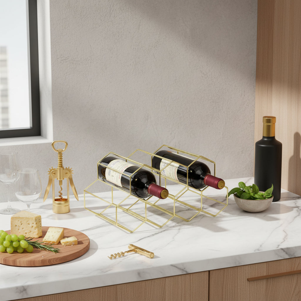Casier à vin conservation optimale bouchon humide Ruchavin 9 Bouteilles