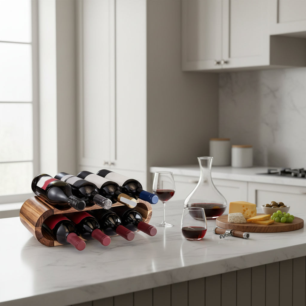 Casier bouteille bois rangement vin 14 bouteilles VinoRacine