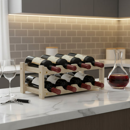Casier bouteille pour 8 bouteilles 2 couches VineaGrille