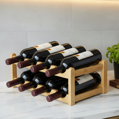 casiers pour bouteilles organisateurs élégants modernes NordikBottle 2 Niveaux