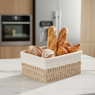 corbeille a pain design tendance et durable Tissage Gourmet Grand