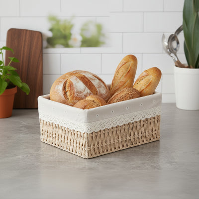 corbeille a pain multifonction pour maison cuisine Tissage gourmet