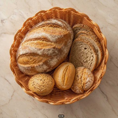 Corbeille à pain osier L 22cm pain campagne plusieurs Osélia