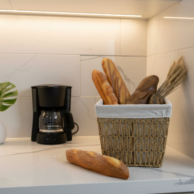corbeille a pain tissee artisanale elegante Tresse Gourmet