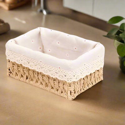 corbeille pour pain rangement moderne polyvalent tissage gourmet moyen