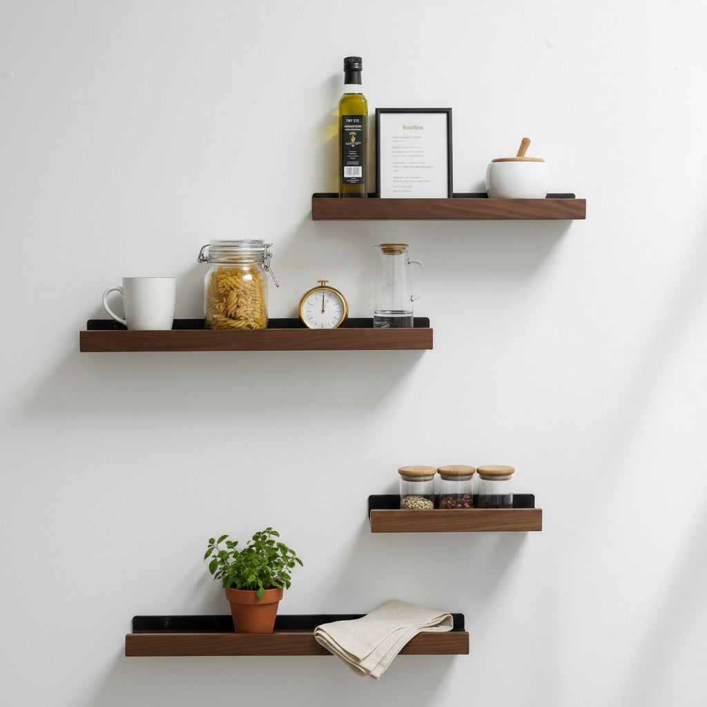 cuisine etagere murale installation minutes sans perceuse FlexiWall 40cm
