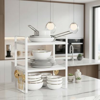cuisine étagères robustes gain espace vertical Structuro Double 30CM