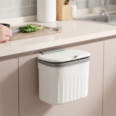 cuisine poubelles murale couvercle pratique Suspendis