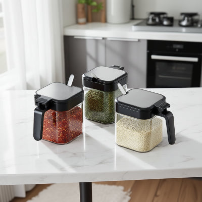 epice rangement pots 300ml base antidérapante stable Pratik Spice