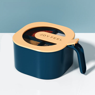 epices rangement solution intelligente pour cuisine FlavoBox bleu jaune